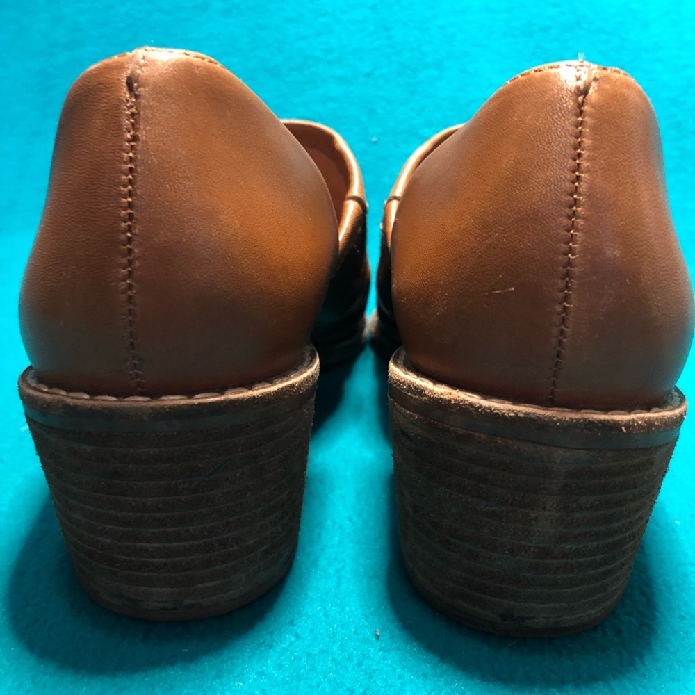 Madewell The Brady Tan Leather Bootie Sz 8 1/2 - Picture 5 of 8